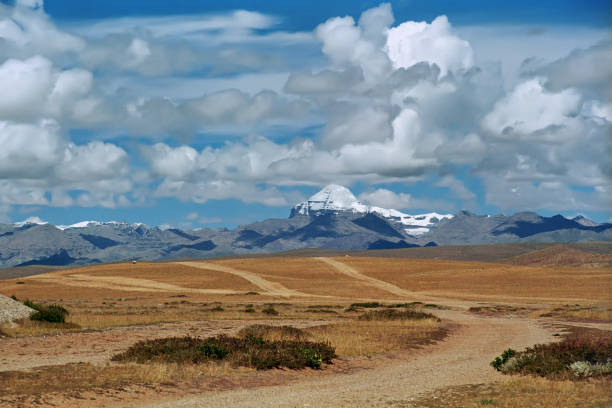 istock View to the Sacred Mount Kailash (6714 m) in cloudy day. 659296376
