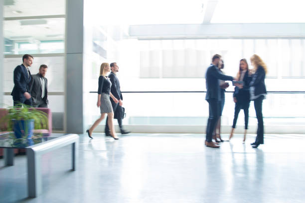 istock Business people in a hall 659297268
