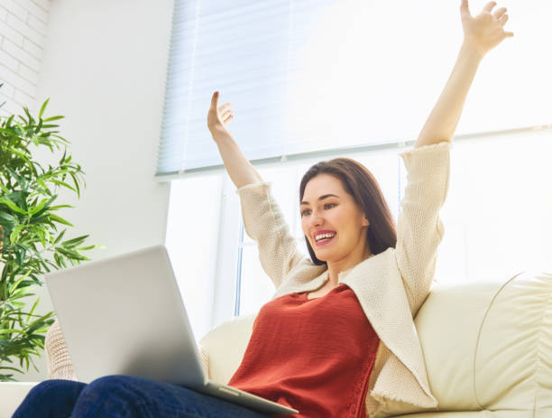 istock Happy beautiful woman 659315212
