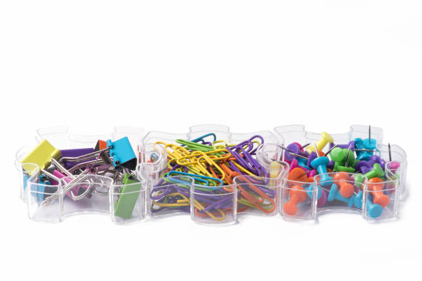 istock Paperclips and Pushpins - Office Supplies 659334244