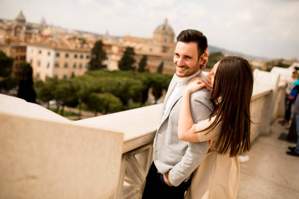 istock Loving couple in Rome, Italy 659352302