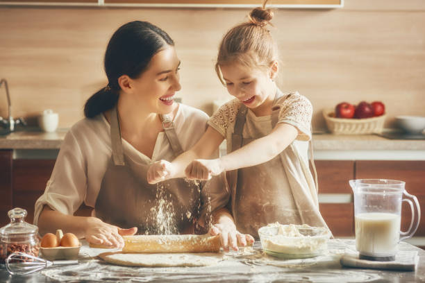 istock Homemade food and little helper. 659354826
