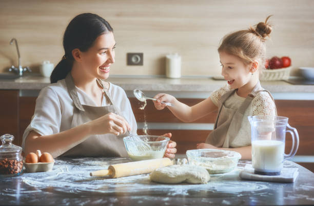 istock Homemade food and little helper. 659362036