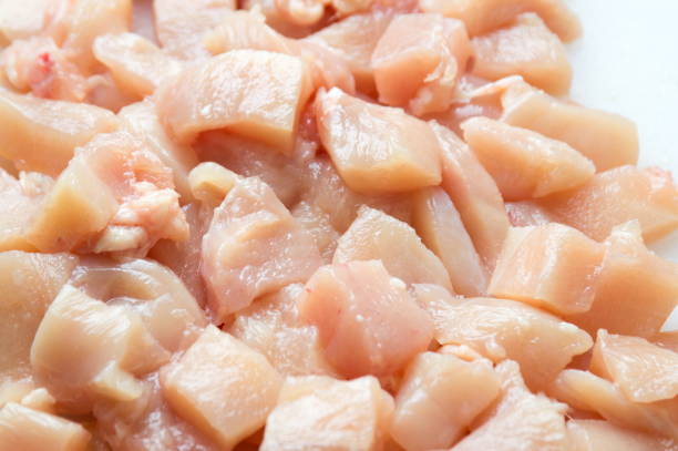 istock Raw chicken meat on a pile 659376482