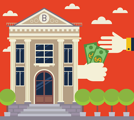 Bank Loan Stock Illustration - Download Image Now - Government Subsidy