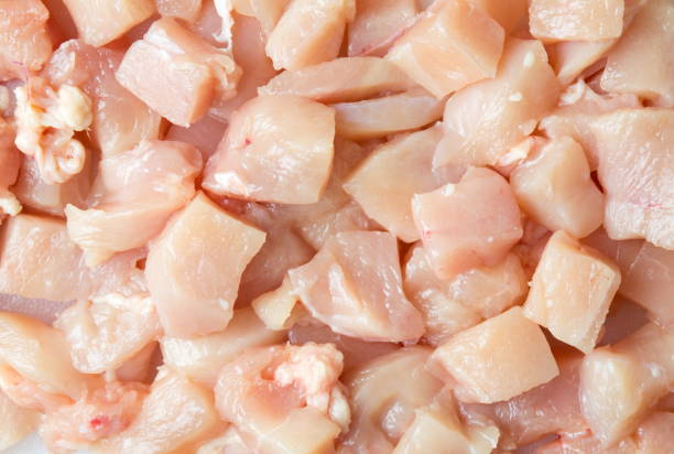 istock Raw chicken meat on a pile 659383566