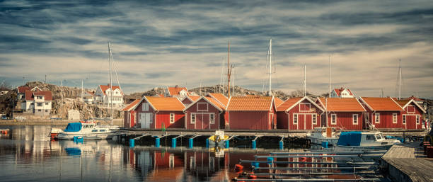 istock Swedish idyllic fishing village 659384714