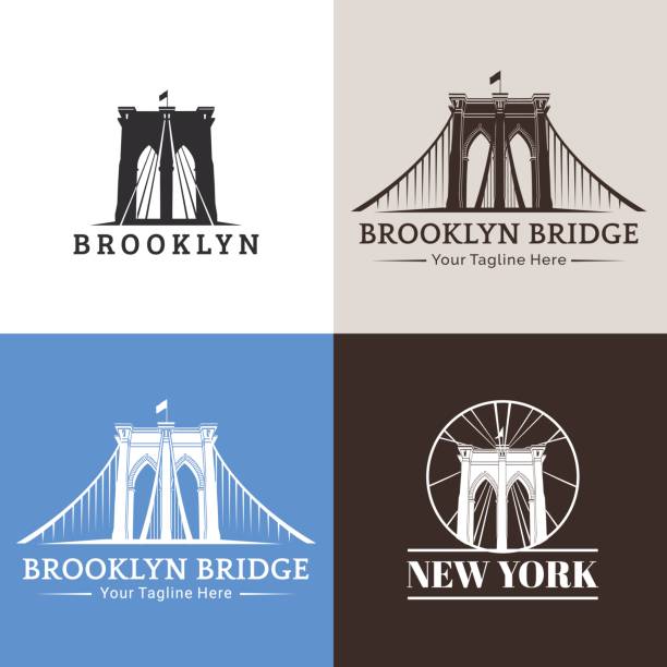 illustrations, cliparts, dessins animés et icônes de les bridges - brooklyn