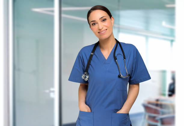 istock Portrait of a smiling nurse 659394280