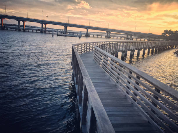 istock Lake Worth on sunset, Palm Beach, USA 659416620