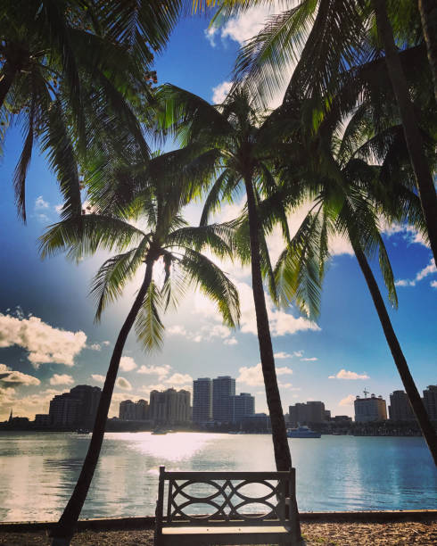 View on Palm Beach Downtown, Florida, USA
