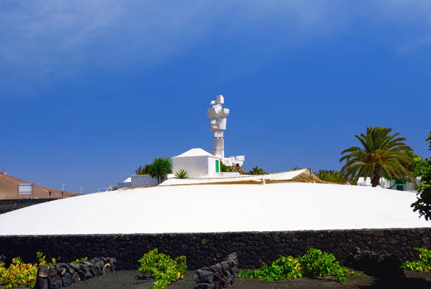 EL CAMPESINO, LANZAROTE - JUN 21, 2008: The Monumento al Campesino erected by the artist Cesar Manrique in the year 1986 is a memorial in honour of the hard working peasant farmers of Lanzarote