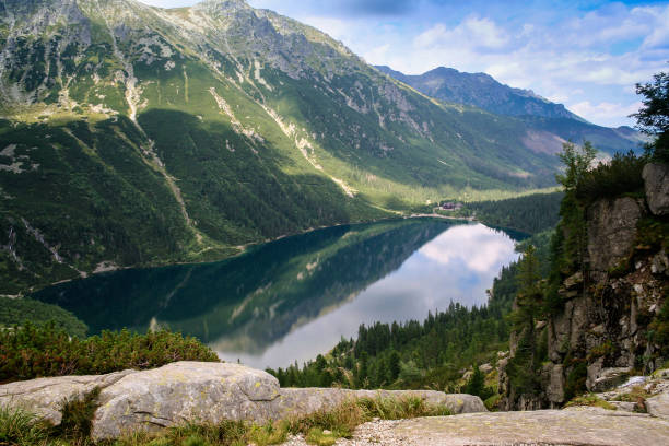 istock Mountain lake 