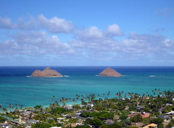 istock The Mokulua Islands and Lanikai Beach 659476920