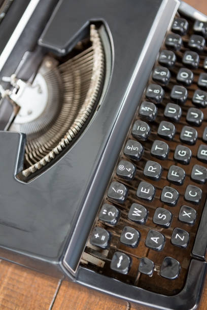 istock A view of an old fashioned typewiter 659486842