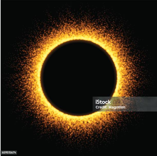 Fire Circle Stock Illustration - Download Image Now - Sun, Fireball, Solar Flare