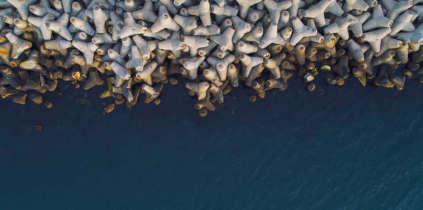 istock Concrete breakwater tetrapods 659526050