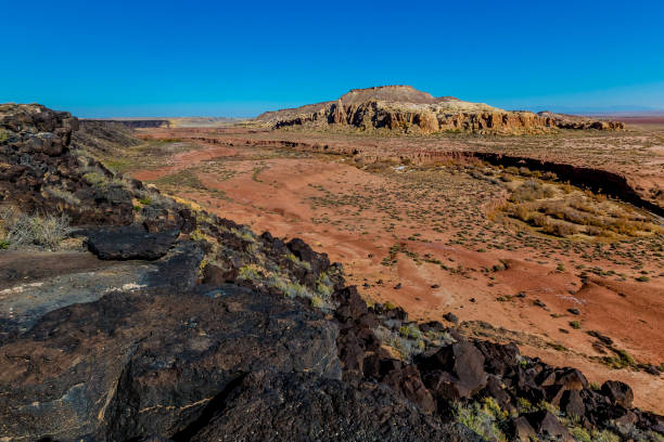 istock Canyon with Lava Rock in New Mexico 659532910