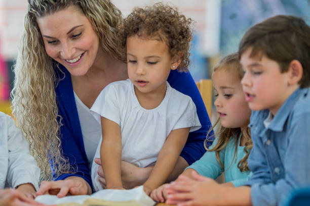 istock Kids learning in Sunday school 659571374