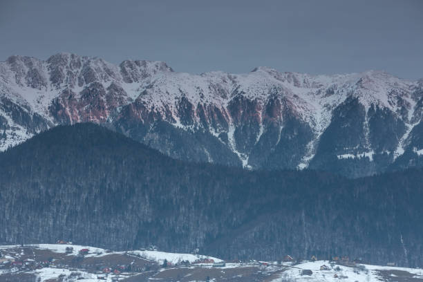 istock Majestic sunset in the winter mountains landscape. 659572252