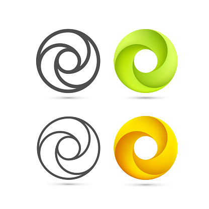 Infinite Loop Patterns Set Of Abstract Infinite Loop Template Stock Illustration - Download ...