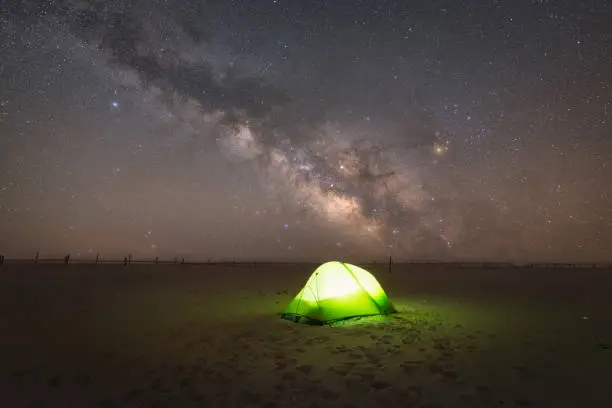 Photo of Camping at night at Assateague Island Seashore