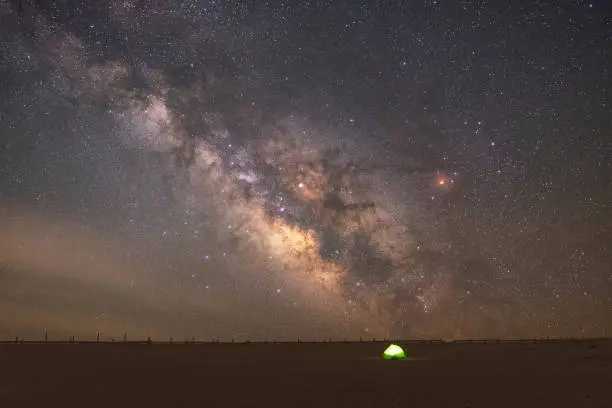 Photo of Camping under the milky way galaxy