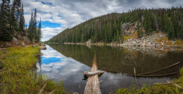 istock Dream Lake Panorama in Colorado 659630376