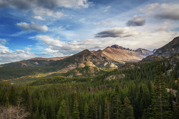 istock Beautiful sunset in Rocky Mountains National Park 659630418