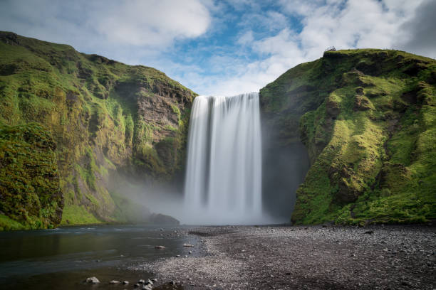 istock Skogafoss waterfall in Iceland 659639822