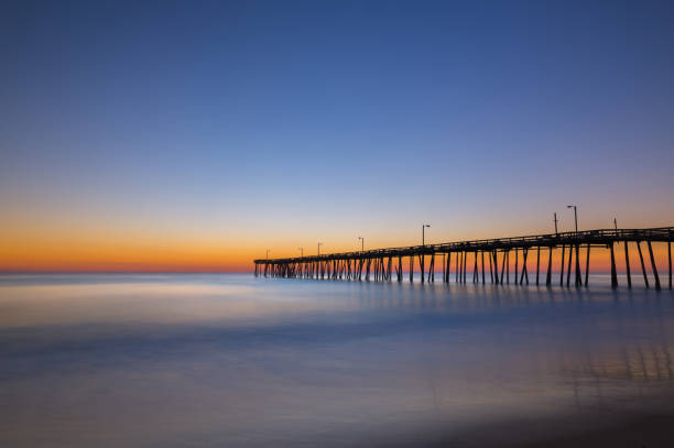 istock Long exposure of Nags Head Pier at sunrise 659654074