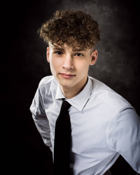 istock White Teenage Boy Studio Portrait 659658966