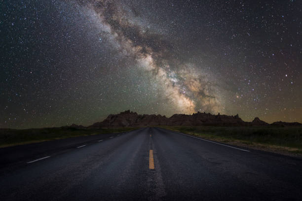 istock Road leading to the Milky Way Galaxy 659661084