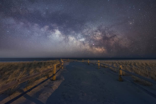 istock Beach path to the Milky Way Glaxy 659666234
