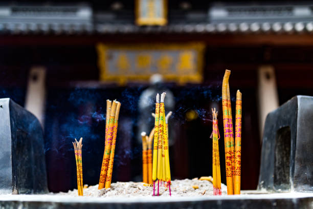 istock Xiang; incense sticks slowly burn in the Shanghai Confucius Temple 659677006