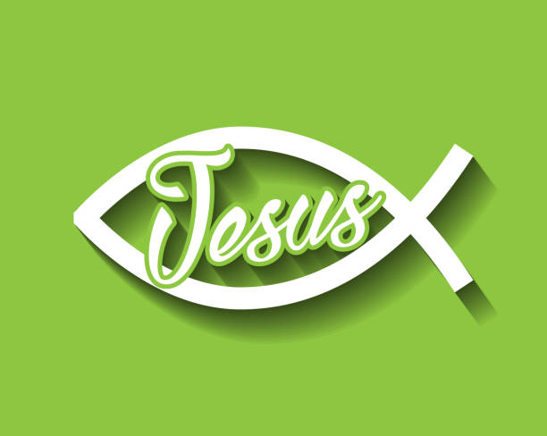Jesus Fish Cursive 120+ Fish Jesus Christ Christianity Hope Stock Photos, Pictures ...