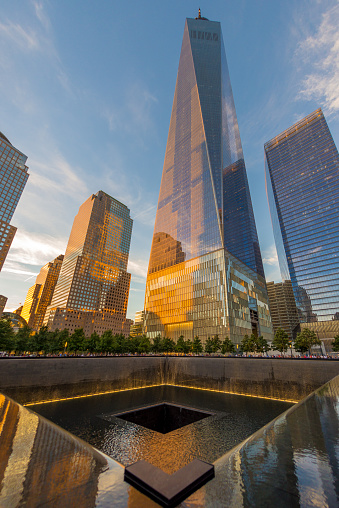 This was taken from the base where the 9/11 light is coming from.