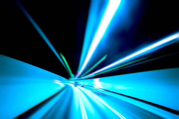 istock Abstract image of night traffic light in the city 659810452