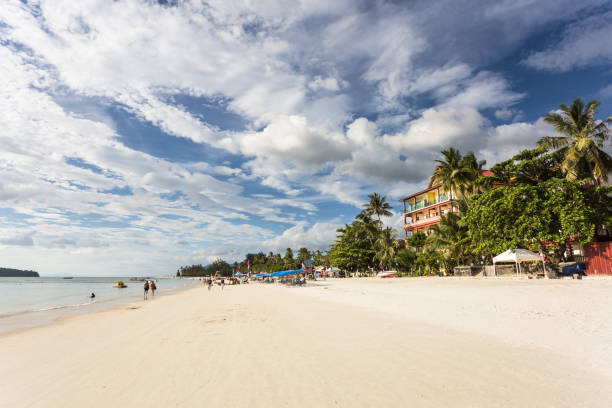 istock Pantai Cenang beach in Langkawi, Malaysia 659830510