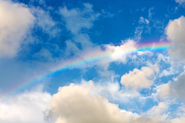 istock Beautiful rainbow in the sky 659867870