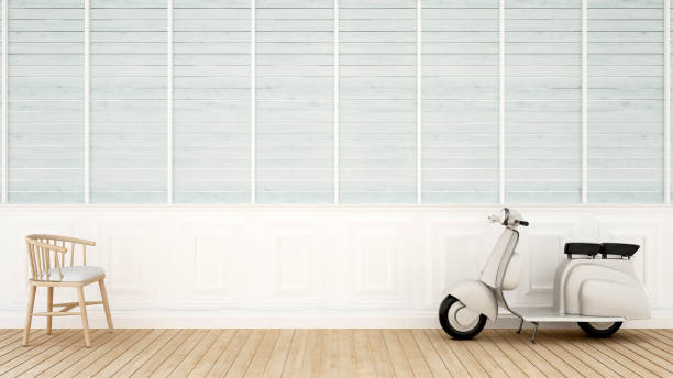 istock chair and motorcycle in Living area for artwork 659906124
