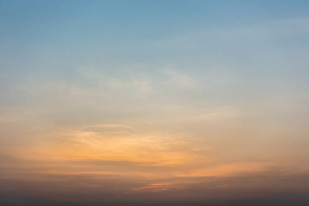 istock Colorful dramatic sky with cloud at sunset.Sky with sun background. 659932950