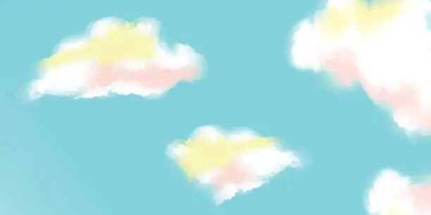 Vector illustration of Vector abstract clouds.