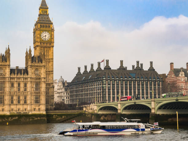 istock Big Ben and Westminster Bridge, London, UK 659966358