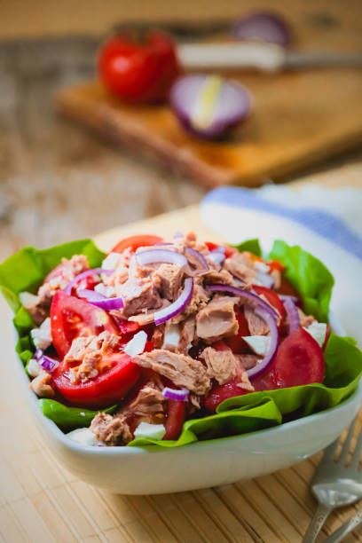 istock Fresh and colorful tuna salad 659987110