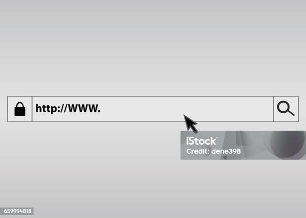 Search Bar In The Browser Stock Illustration - Download Image Now - Bar - Drink Establishment, Speech, Web Browser