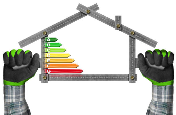 istock Energy Efficiency - Ruler in the Shape of House 660007974
