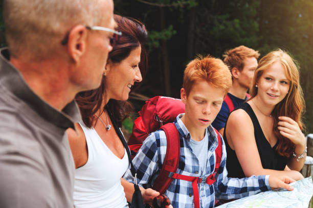 istock Adventures on the Dolomites: family together 660050524
