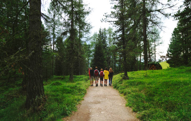 istock Adventures on the Dolomites: family together 660051456