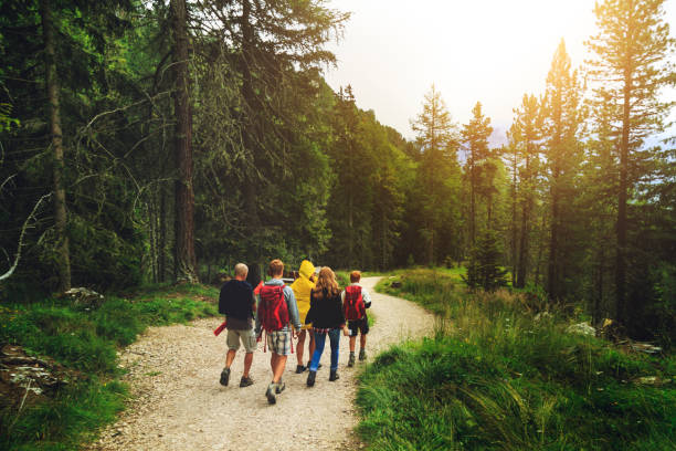 istock Adventures on the Dolomites: family together 660051520